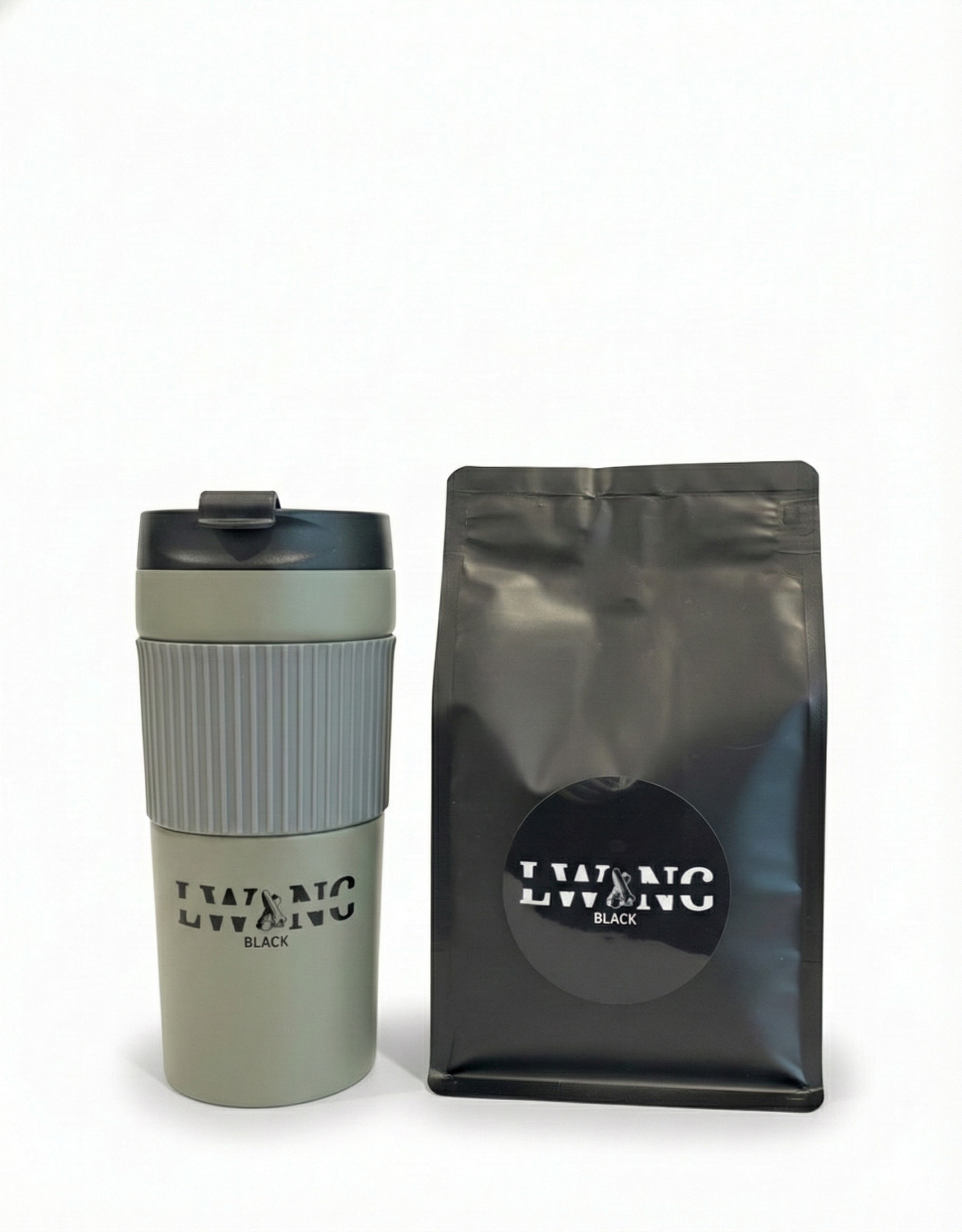 250g Lwang Black + Grey French Press