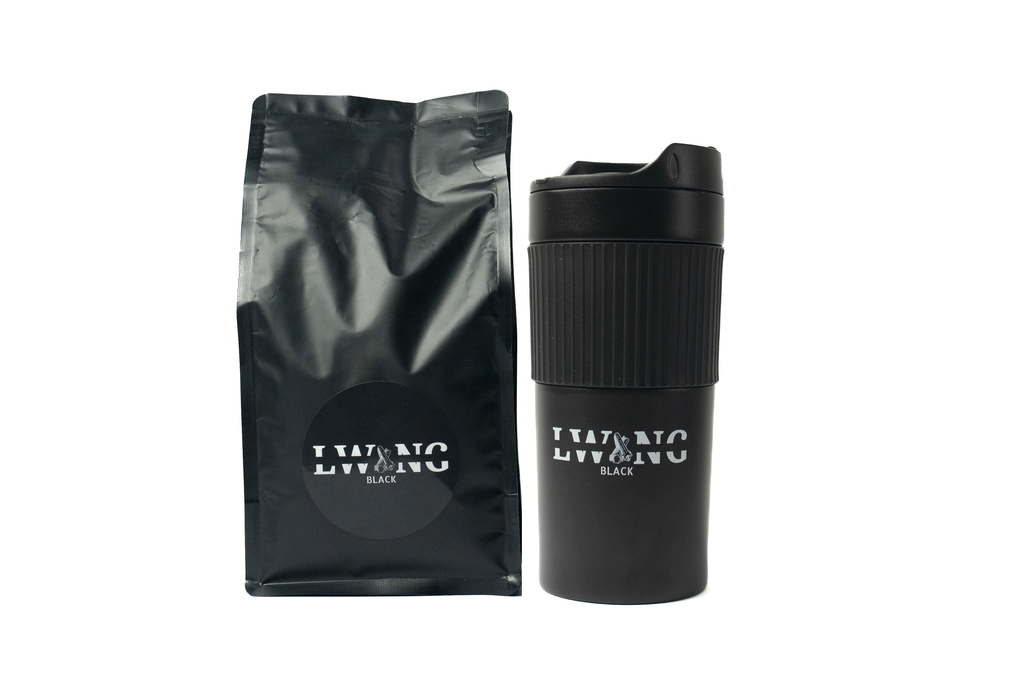 500g Lwang Black + Black French Press
