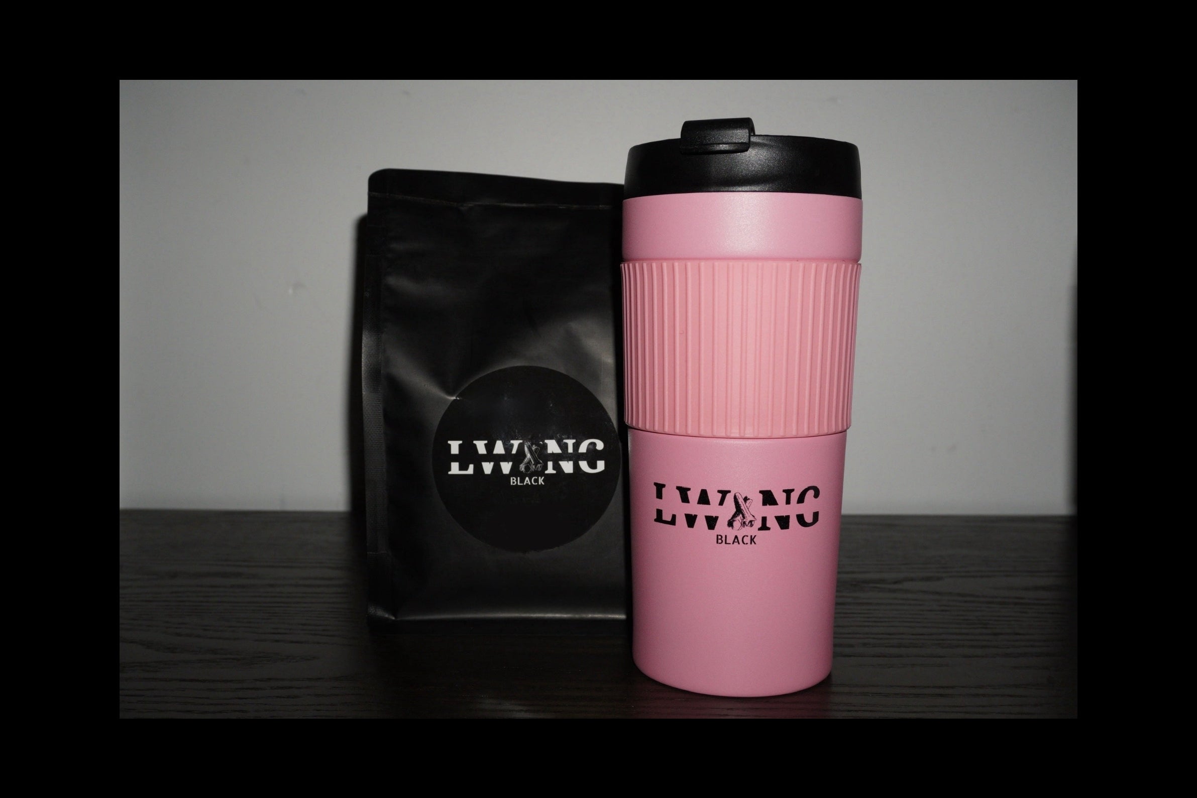 250g Lwang Black Coffee + French Press (Choose Your Colour)